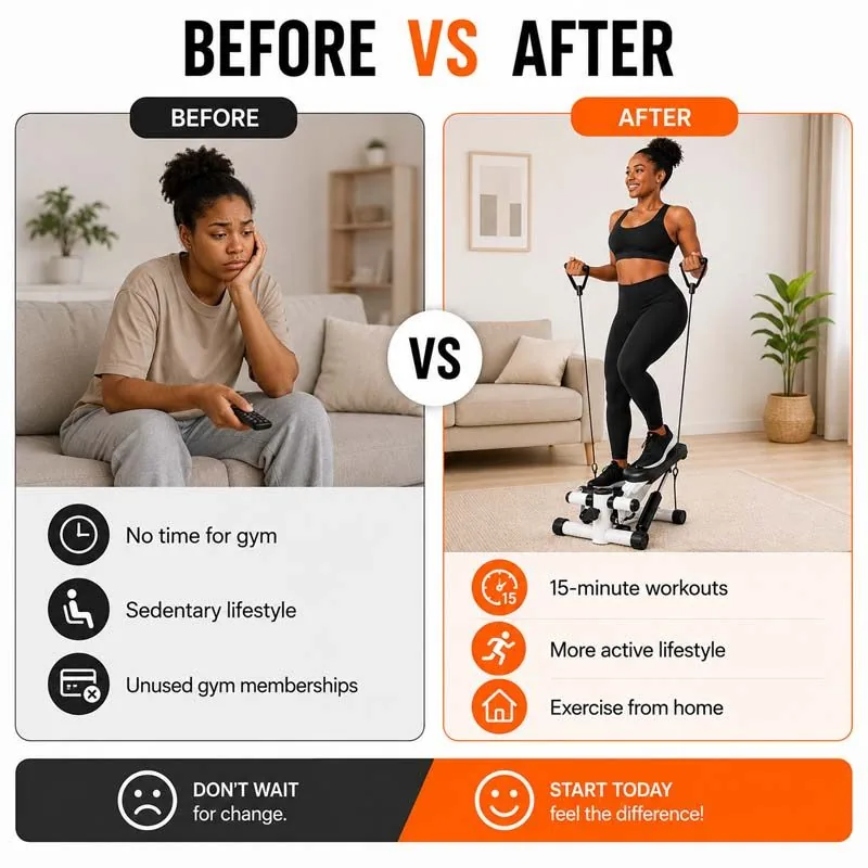 Mini stepper full body workout