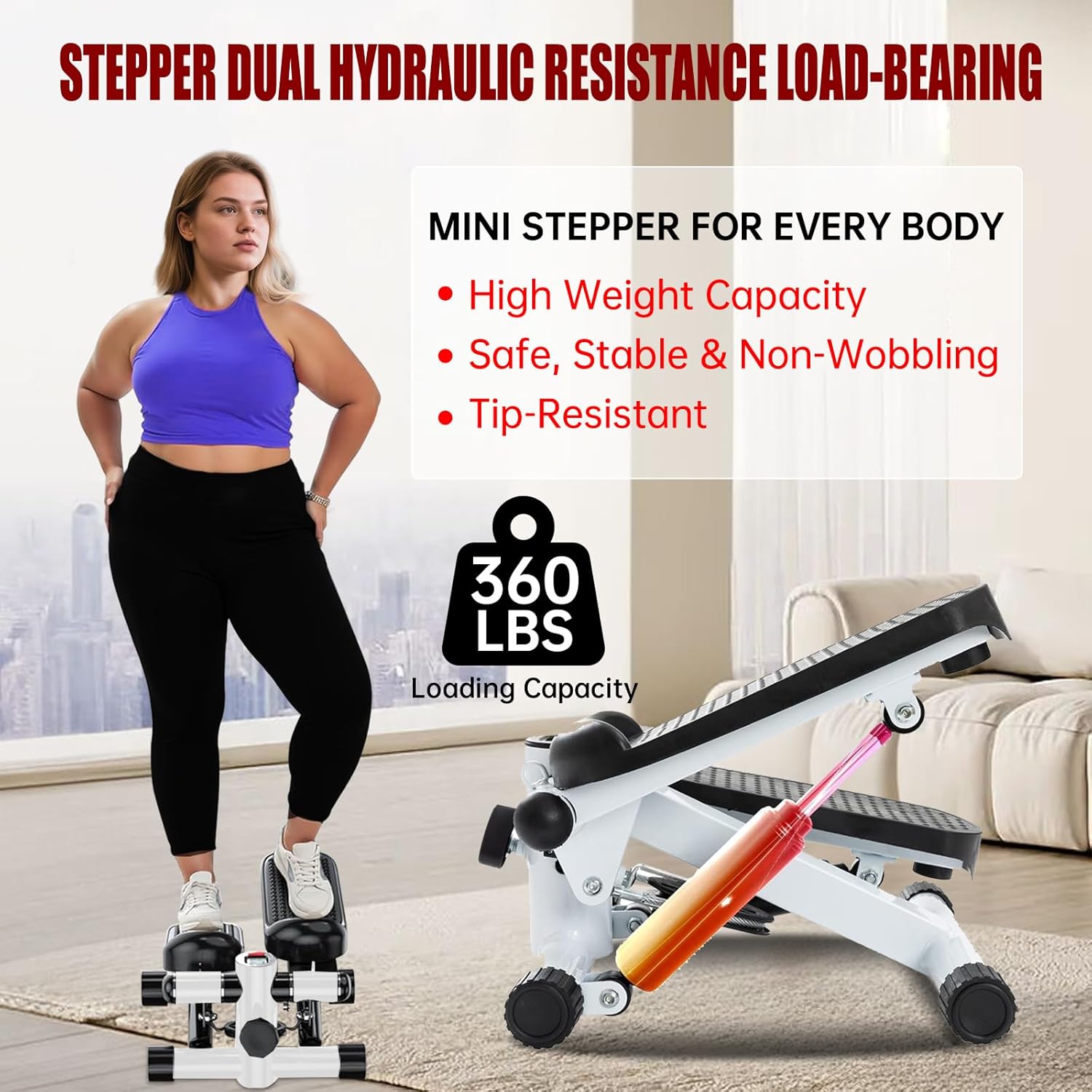 Mini stepper 360 LBS — for every body